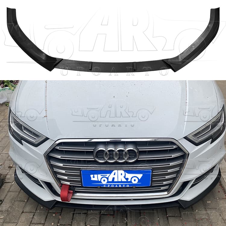 AR-AUDI-081-2017-2020 AUDI A3(8V) S-line/S3 Hatchback Front Lip(3 Parts)