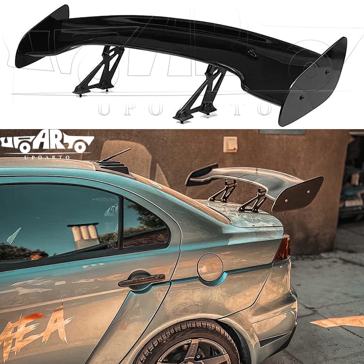 4 Generation Universal Rear Spoiler With Aluminum Bracket For Sedan