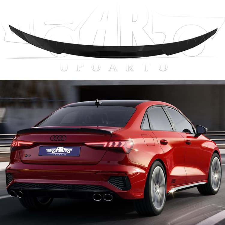 2021 AUDI A3(8Y) Sedan M4 Style Rear Spoiler