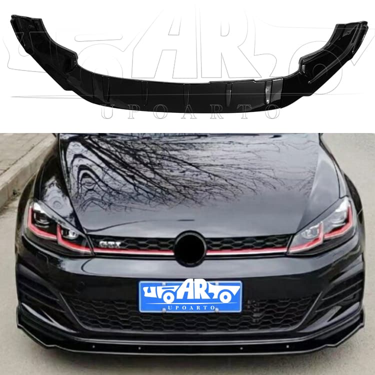 2017-2020 Golf 7,5R/R-line/GTI Injection Molding Three-section Front Lip