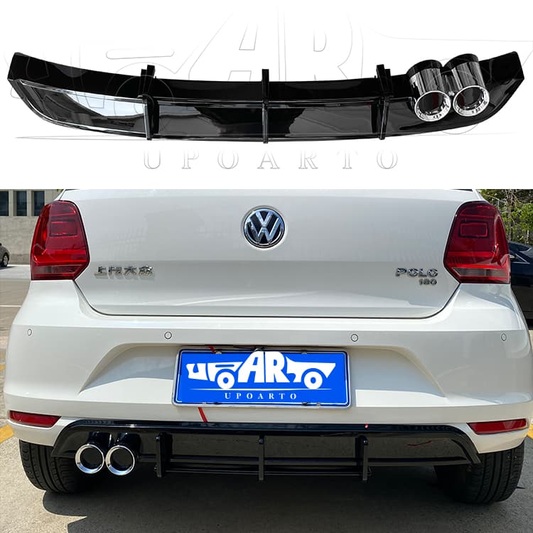 2014-2018 Polo Rear Lip?With 2 Exhaust Pipes?